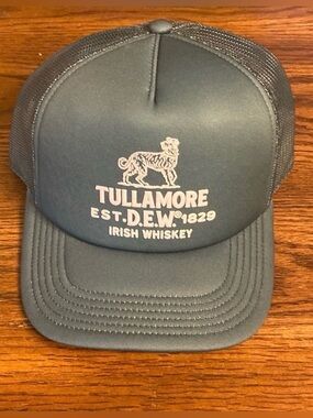 Tullamore Dew Irish Whiskey Green Trucker Hat Snapback Mesh Cap NWT Promotional